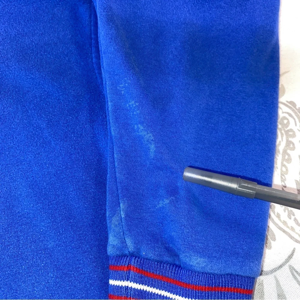 Vintage Hard Rock Cafe Austin Skateboard Blue‎ Full Zip Hoodie Sweatshirt